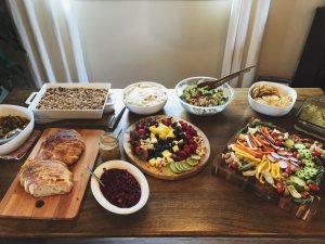 Thanksgiving spread