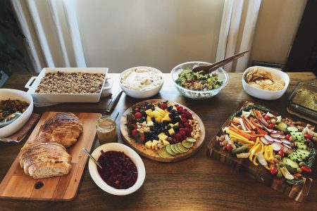 Thanksgiving spread