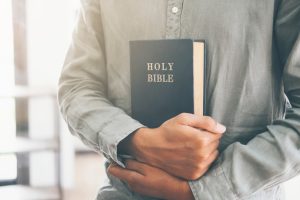 Bible and praying concept.