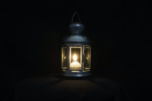 Lantern in the darkness