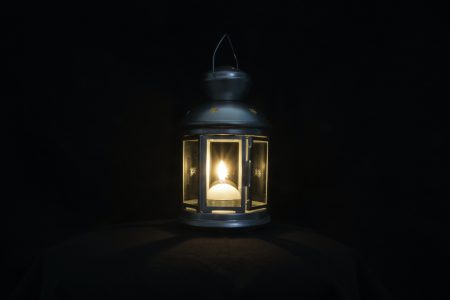 Lantern in the darkness